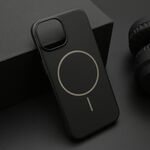 Maska / futrola PURE mat MagSafe za iPhone 15 crna (MS).