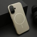 Maska / futrola PURE mat MagSafe za iPhone 16 (6.1) zlatna (MS).