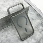 Maska / futrola SILKY MagSafe mat za iphone 17 Pro Max (6.9) siva (MS).