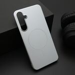 Maska / futrola PURE mat MagSafe za Samsung A556 Galaxy A55 5G srebrna (MS).