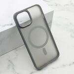 Maska / futrola SILKY MAGSAFE II za iPhone 13 (6.1) siva (MS).