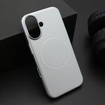 Maska / futrola PURE mat MagSafe za iPhone 16 (6.1) srebrna (MS).