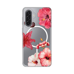 Maska / futrola print Magsafe za Samsung A175 Galaxy A17 Hibiscus.