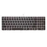 Tastatura za laptop HP 850 G3 mali enter sivi frame.