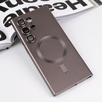 Maska / futrola Magsafe Chrome za Samsung S928B Galaxy S24 Ultra siva.