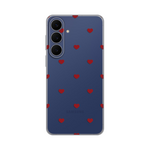 Silikonska maska / futrola print za Samsung S731B Galaxy S25 Fe Red Hearts.