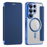 Maska / futrola Magsafe Lux na preklop za Samsung S948 Galaxy S26 Ultra plava.