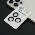 Folija za zastitu kamere OCTAGON DIAMOND za iPhone 16 Pro (6.3)/16 Pro Max (6.9) crna (MS).