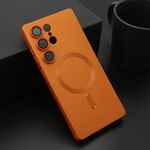 Maska / futrola ELEGANT MAGSAFE za Samsung S938 Galaxy S25 Ultra 5G narandzasta (MS).