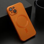 Maska / futrola ELEGANT MAGSAFE za iPhone 15 narandzasta (MS).