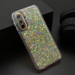 Maska / futrola CRYSTAL GLOW za Samsung A175 Galaxy A17/A176B Galaxy A17 5G narandzasta (MS).