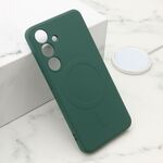 Maska / futrola VELVET TOUCH MagSafe za Samsung S921 Galaxy S24 5G tamno zelena (MS).