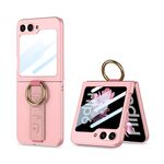 Maska / futrola STRAP RING CASE za Samsung F741B/F761B Galaxy Z Flip 6 5G/Z Flip 7 FE 5G roze (GKK case) (MS).