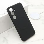 Maska / futrola VELVET TOUCH MagSafe za Samsung S921 Galaxy S24 5G crna (MS).