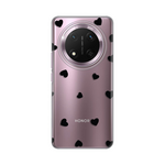 Silikonska maska / futrola print ultra tanka za Huawei Honor Magic 7 lite Hearts.