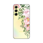 Silikonska maska / futrola print ultra tanka za Samsung A556 Galaxy A55 5G Gentle Rose Pattern.
