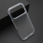 Maska / futrola COLOR frame za iPhone 17 Pro srebrna (providna) (MS).