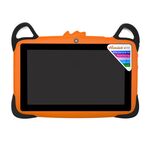 Wintouch tablet za decu K717 7 inca crni / Maska / futrola narandzasta (MS).