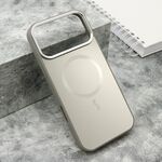 Maska / futrola COLOR METAL Magsafe za iPhone 17 Pro Max (6.9) siva (big camera) (MS).