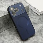 Maska / futrola COLOR METAL Magsafe za iPhone 17 Pro crna (small camera) (MS).