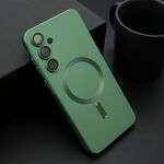 Maska / futrola ELEGANT MAGSAFE za Samsung A556 Galaxy A55 5G zelena (MS).