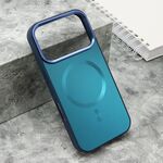 Maska / futrola COLOR METAL Magsafe za iPhone 17 Pro plava (big camera) (MS).