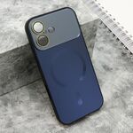 Maska / futrola COLOR METAL Magsafe za iPhone 17 crna (small camera) (MS).