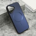 Maska / futrola COLOR METAL Magsafe za iPhone 17 crna (big camera) (MS).