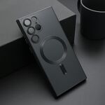 Maska / futrola ELEGANT MAGSAFE za Samsung Galaxy S22 Ultra 5G crna (MS).