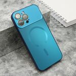 Maska / futrola COLOR METAL MagSafe za iPhone 13 Pro Max (6.7) plava (small camera) (MS).