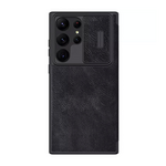 Maska / futrola Nillkin Qin Pro Leather za Samsung Galaxy S23 Ultra crna.