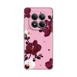 Silikonska maska / futrola print ultra tanka za Xiaomi Redmi Note 15 Pro 4G Pink Orchid.