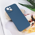 Maska / futrola Teracell Soft Velvet za iPhone 13 plava.