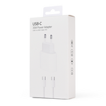 Kucni punjac PD Fast charger 35W za iPhone 15-16 sa PD Type C kablom CE beli.