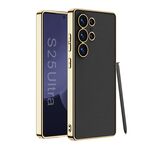 Maska / futrola S GOLD LINE za Samsung S938 Galaxy S25 Ultra 5G crna (GKK case) (MS).