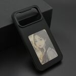 Maska / futrola SMART COVER Corning Glass za iPhone 17 Pro Max (6.9) crna (MS).