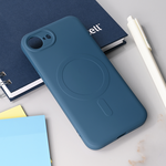 Silikonska maska / futrola Teracell Giulietta Magsafe za iPhone 16e/17e 6.1 plava.