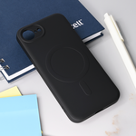 Silikonska maska / futrola Teracell Giulietta Magsafe za iPhone 16e/17e 6.1 crna.