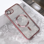 Maska / futrola Magsafe Lux za iPhone 16e/17e roze.