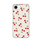Silikonska maska / futrola print za iPhone 16e/17e 6.1 Cherry and Flowers.