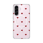 Maska / futrola print Magsafe za Samsung A566 Galaxy A56 Red Hearts.