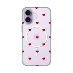 Maska / futrola print Magsafe za iPhone 17 Red Hearts.