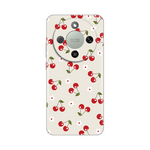Silikonska maska / futrola print za Huawei Honor Magic 8 Lite Cherry and Flowers.