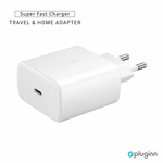 Kucni Punjac Pluginn AJ-45 KP45W PD Fast 45W za Samsung beli CE.