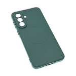 Silikonska maska / futrola Teracell Giulietta Magsafe za Samsung A576 Galaxy A57 5G tamno zelena.