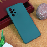 Silikonska maska / futrola Teracell Giulietta za Samsung A135 Galaxy A13 4G mat zelena.