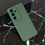 Silikonska maska / futrola Teracell Giulietta za Samsung S931 Galaxy S25 mat zelena.