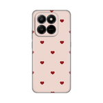 Silikonska maska / futrola print za Honor X7d 4G/400 Smart 5G Beige Hearts.