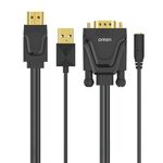Adapter HDMI na VGA sa audio prikljuckom USB 5V/1A + jack 3.5mm 1.8m (OTN-5137) Onten (MS).