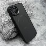 Maska / futrola CARBON MagSafe za iPhone 14 (6.1) crna (small camera) (MS).